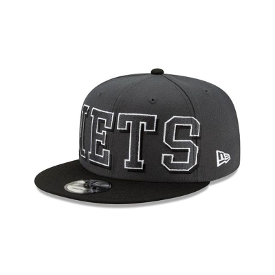 Sapca New Era Brooklyn Nets NBA Block Font 9FIFTY Snapback - Negrii